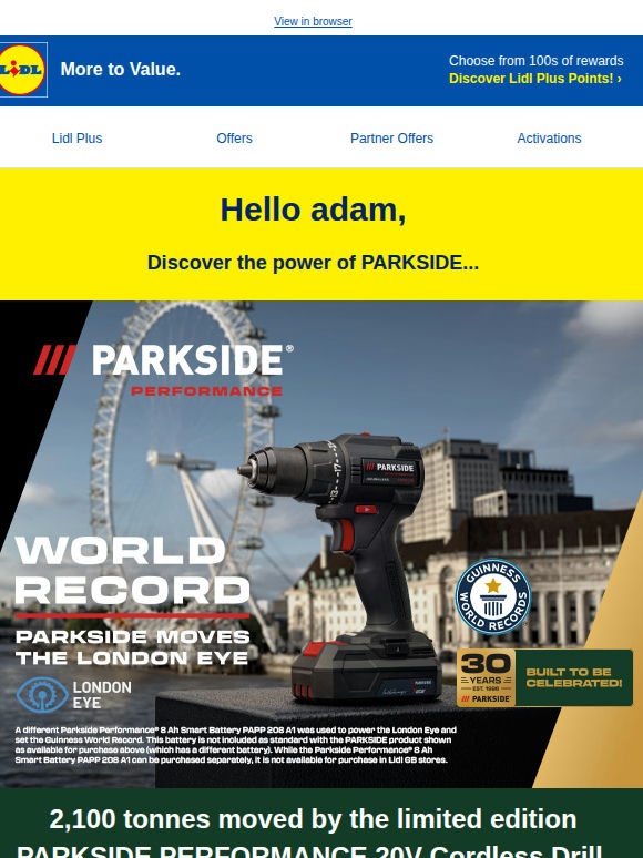 Shopping for banging Parkside offers…job done! ✅