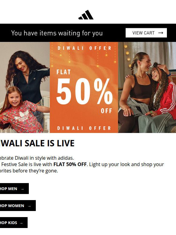 FLAT 50% OFF ✨ Diwali Sale is Live.