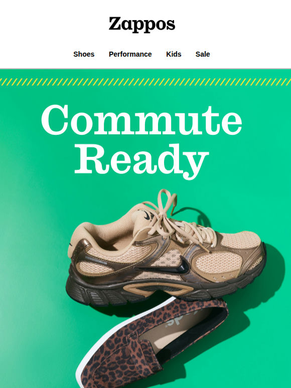Shoes for the walk, ride & repeat
