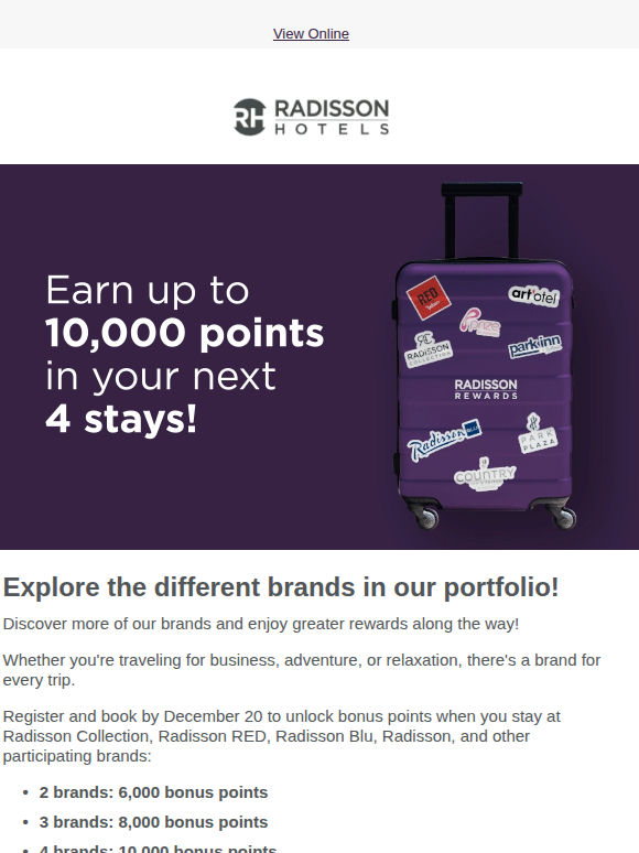 Stay across our brands!