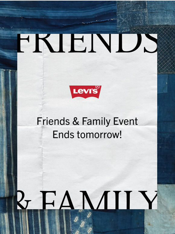 Ends tomorrow: 30% off jeans + free shipping