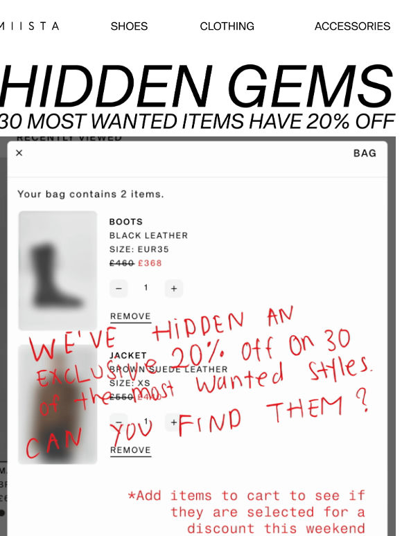 Can you find our Hidden Gems?