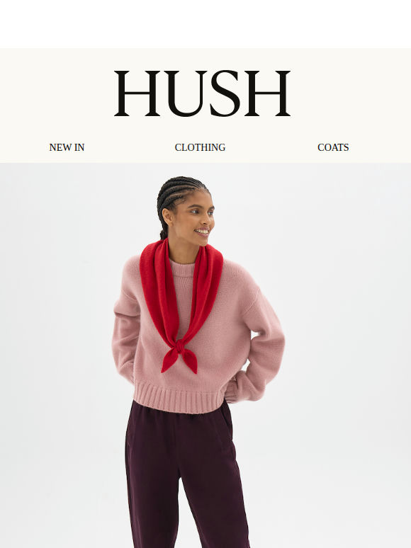 Pink meets burgundy