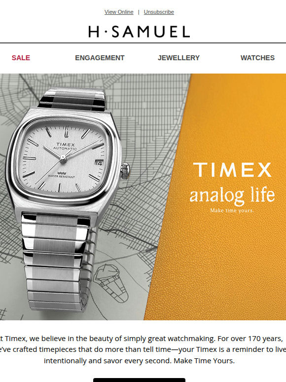 Your wrist wants a new Timex
