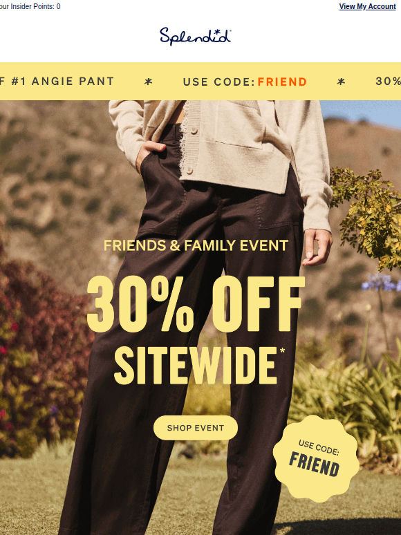 30% OFF Best-Selling Angie Pant