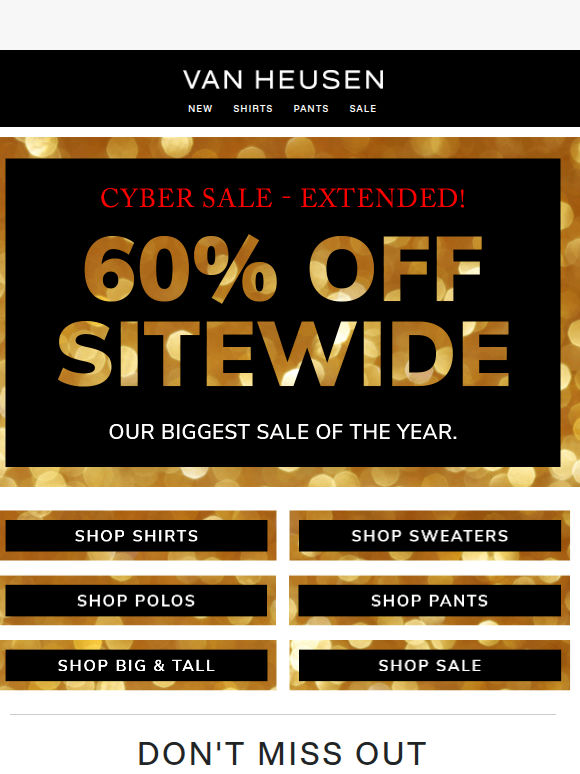 60% OFF → EXTENDED