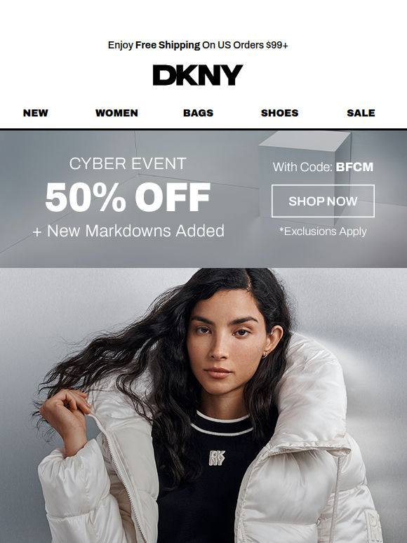 50% OFF + New Markdowns | The Cyber Event