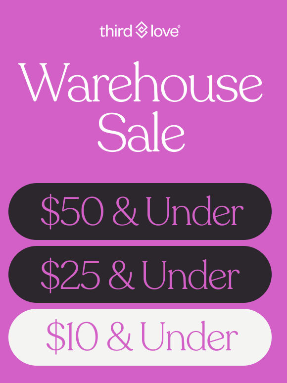 $50 & under styles selling fast!