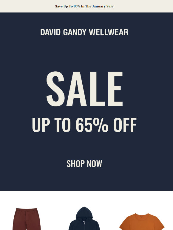 The Wellwear January Sale Continues
