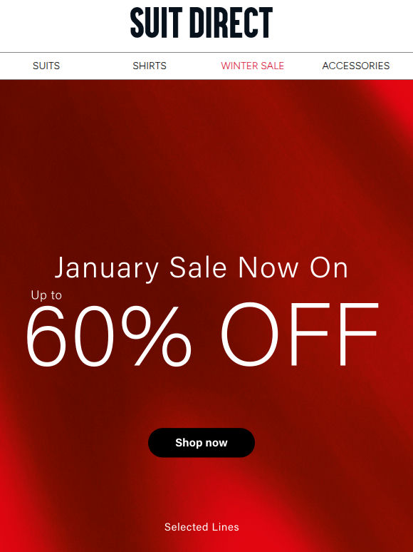 January Sale Now On
