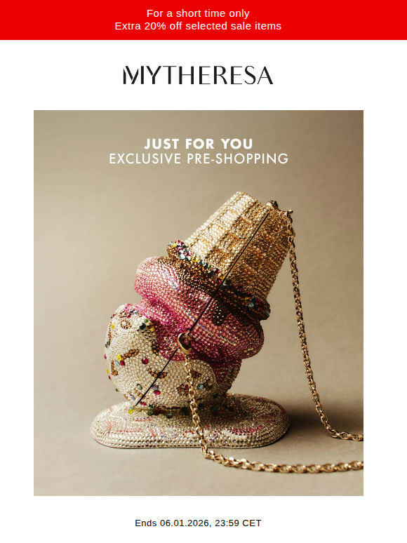 Exclusive pre-shopping: Judith Leiber Couture, Rachel Gilbert, Prada