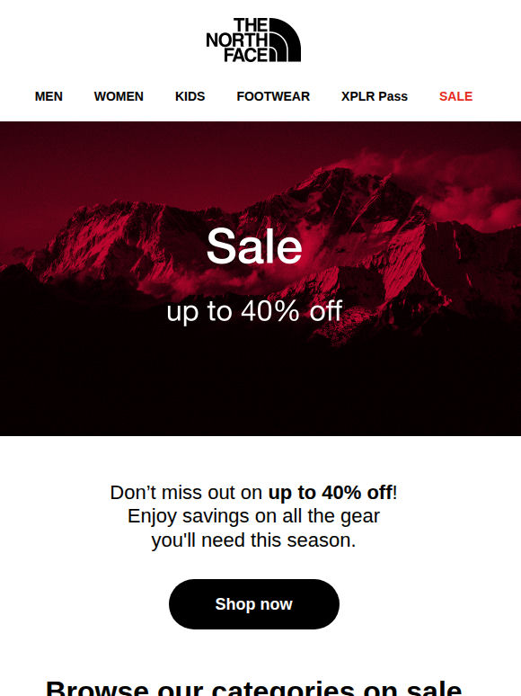 Sales up to 40% off are still going!