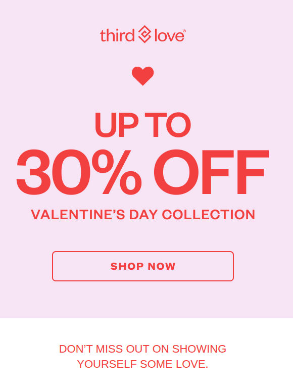 NEW STYLES ADDED: Up to 30% off Valentine's faves