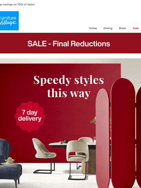 QUICK PICKS | In as little as 7 days