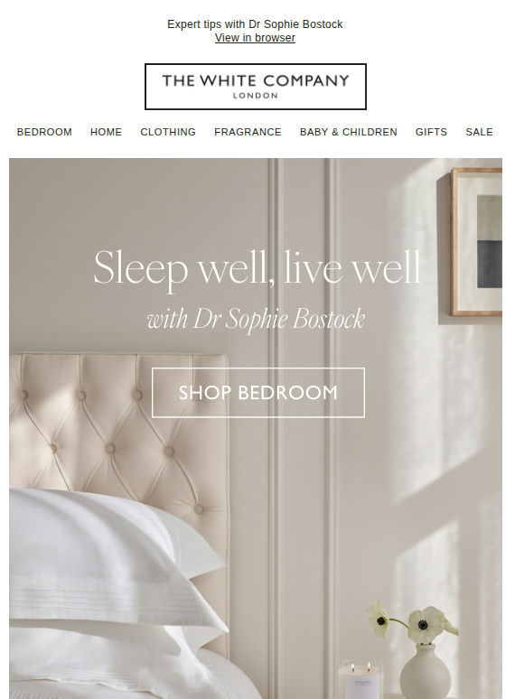 Good sleep starts here...