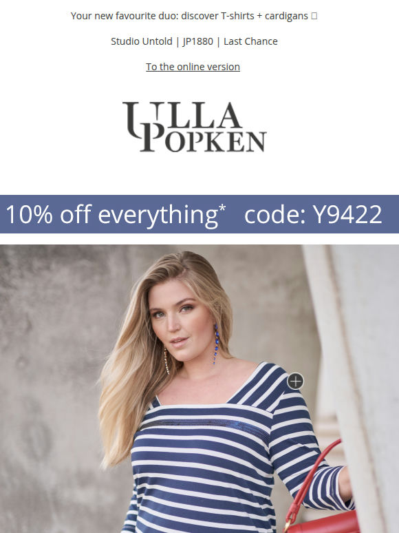 Save 10% off everything and find your new favourite T-shirt 💗