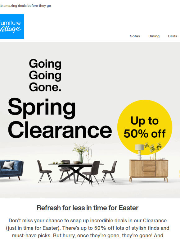 CLEARANCE | Up to 50% off!