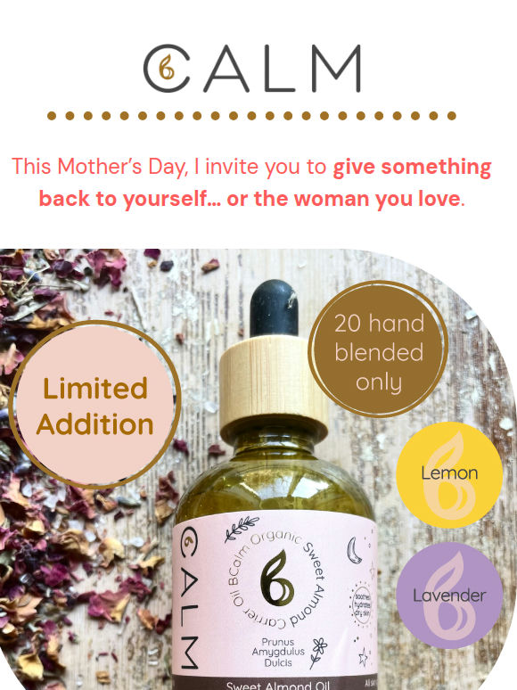 Exclusive Mother's Love Oil for a Limited Time