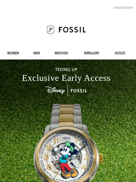 ⛳ Exclusive Early Access: Disney I Fossil