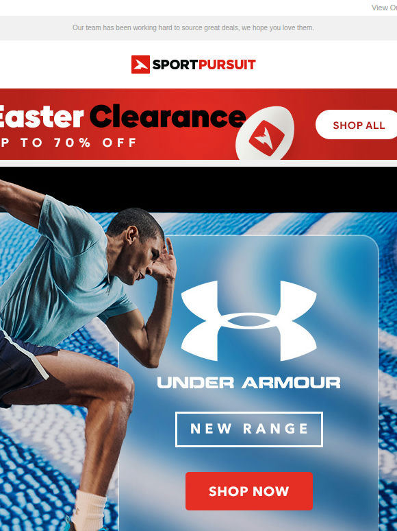 Under Armour - New Range - Up to 55% Off + More