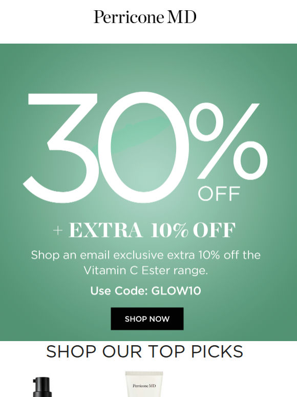 24 HOURS ONLY: Extra 10% off the Vitamin C Ester range