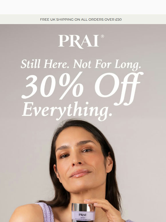 Don't forget friend: 30% off everything is still live.