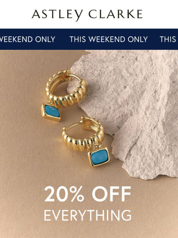 Don’t Miss 20% Off Everything