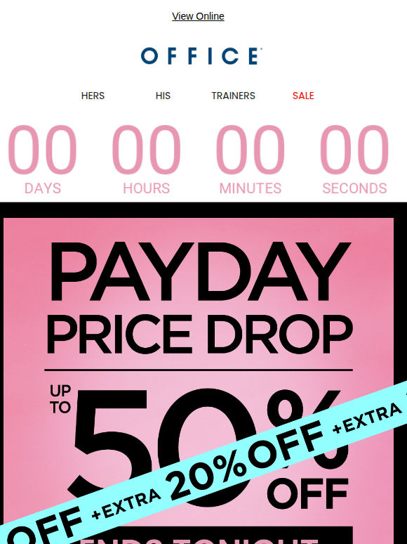 This is your LAST chance for EXTRA 20% off! 🏃