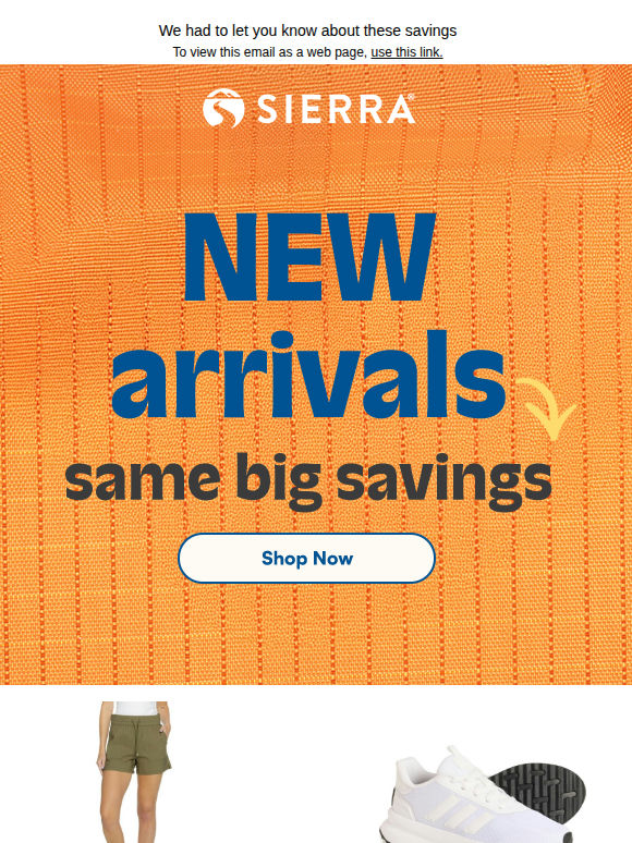 Quick, to the new arrivals!​