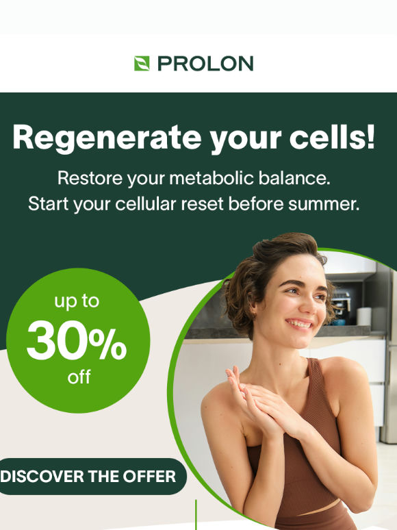 Invest in your health: up to 30% off everything 🌱