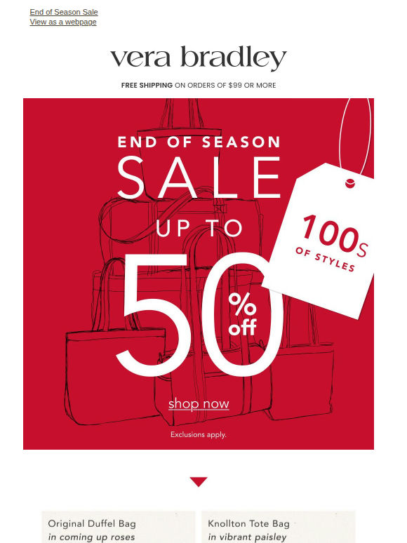 Up to 50% off starts now ❗