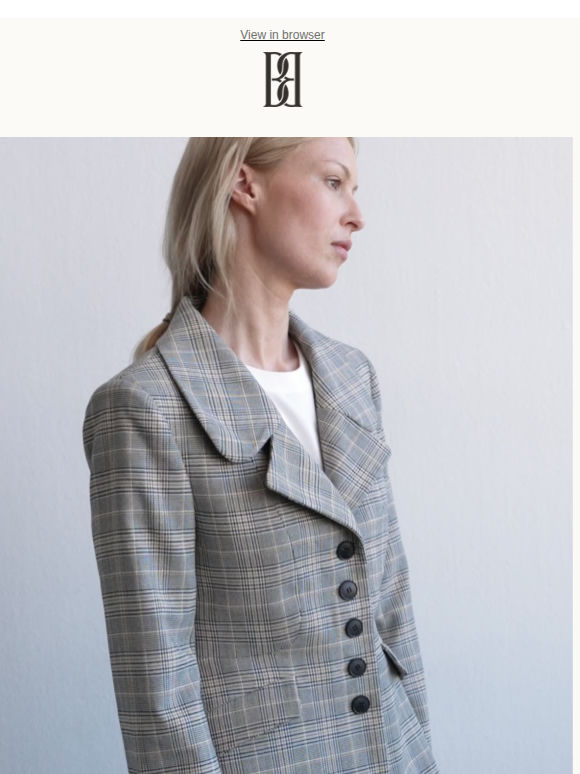 New in: Exclusive plaid pieces for spring