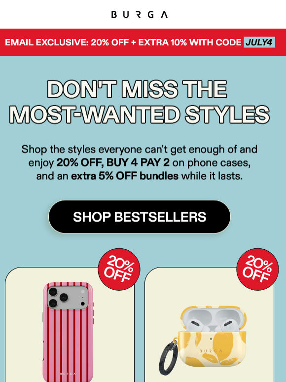 20% OFF + Extra 10% Are Still Waiting