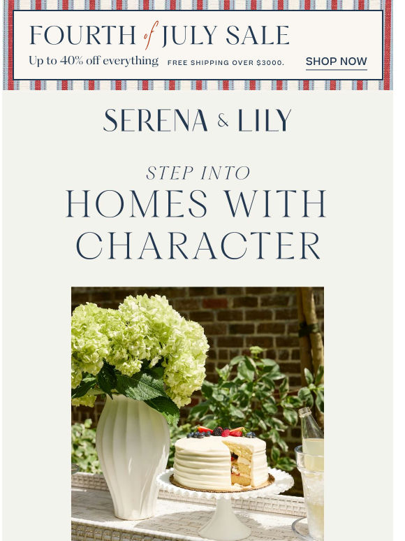 Step into homes with character.