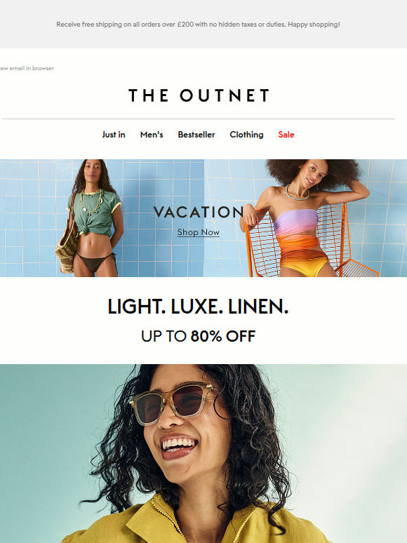 Luxury linen – look chic, stay cool