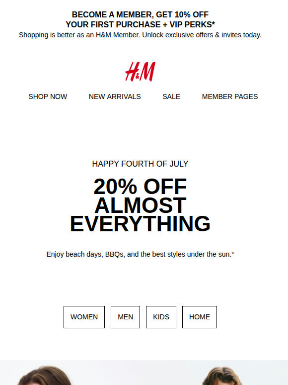 The main event: 20% off 'til tomorrow