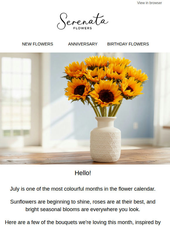 July is a great month for flowers 🌻