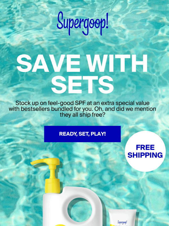 Discover these PLAY SPF Sets ☀️