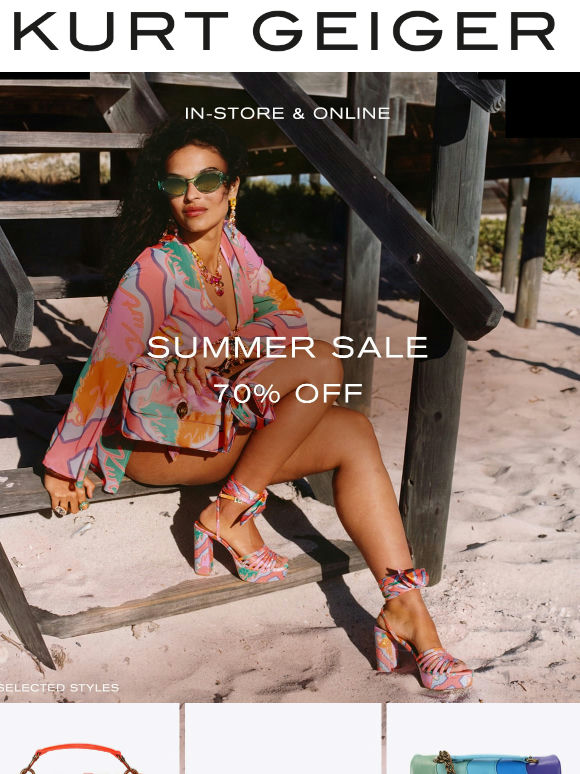 Summer Sale | 70% Off Selected Styles