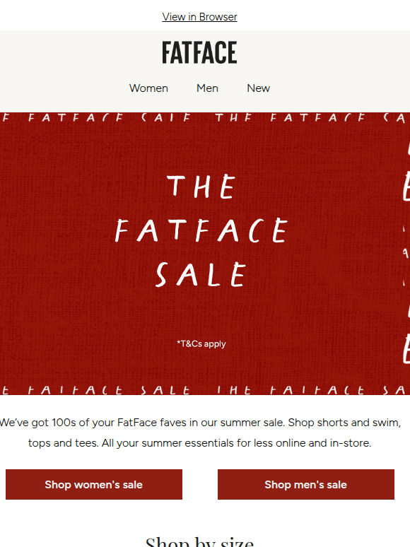 It’s here! The FatFace Summer Sale is ON!