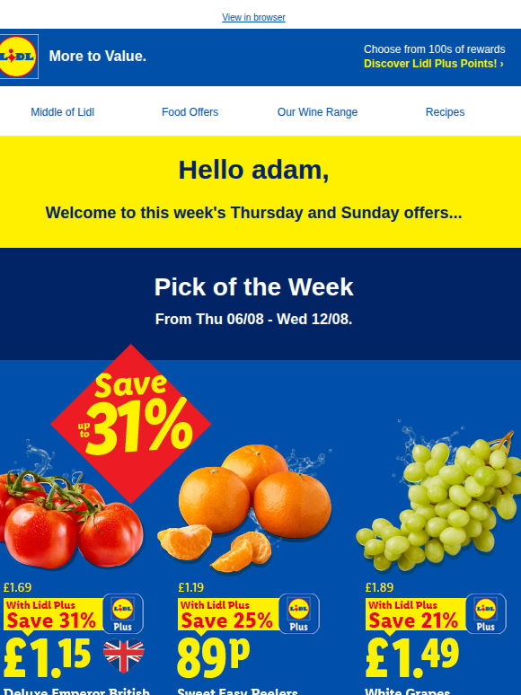 You’ll love this week’s offers…ready, steady, save! 🥳
