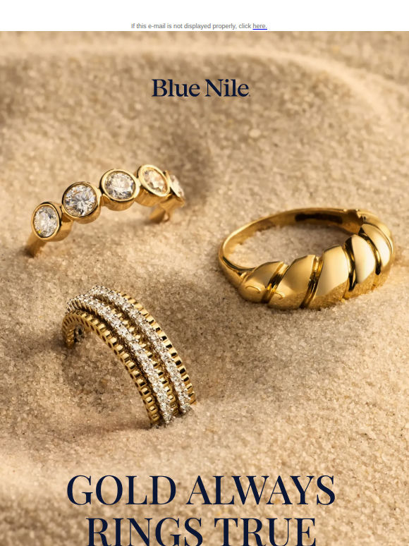 Always Stylish: Up to 40% Off* Select Gold Rings