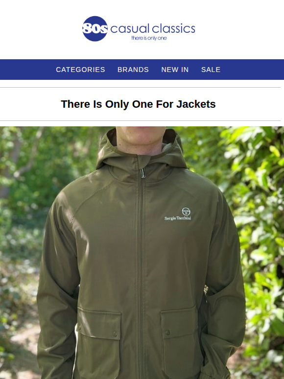 New Arrival Jackets & Last Sizes