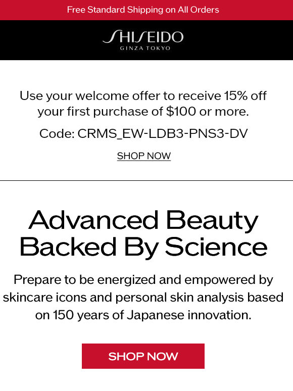 Remember, Your 15% Off Welcome Offer Is Waiting