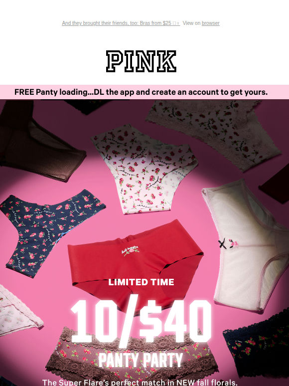 (Panty) Party Time 🥳 10/$40 Is Here
