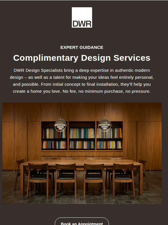 Expert design services, compliments of DWR