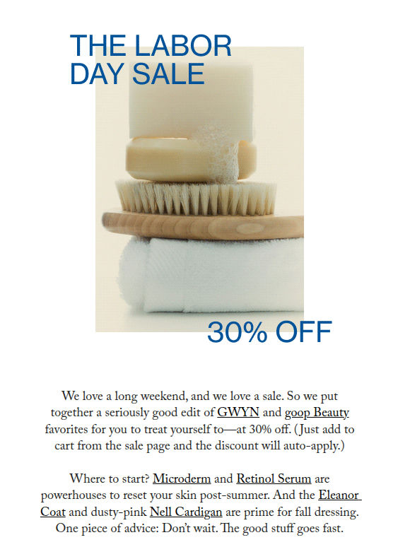 our labor day sale is here