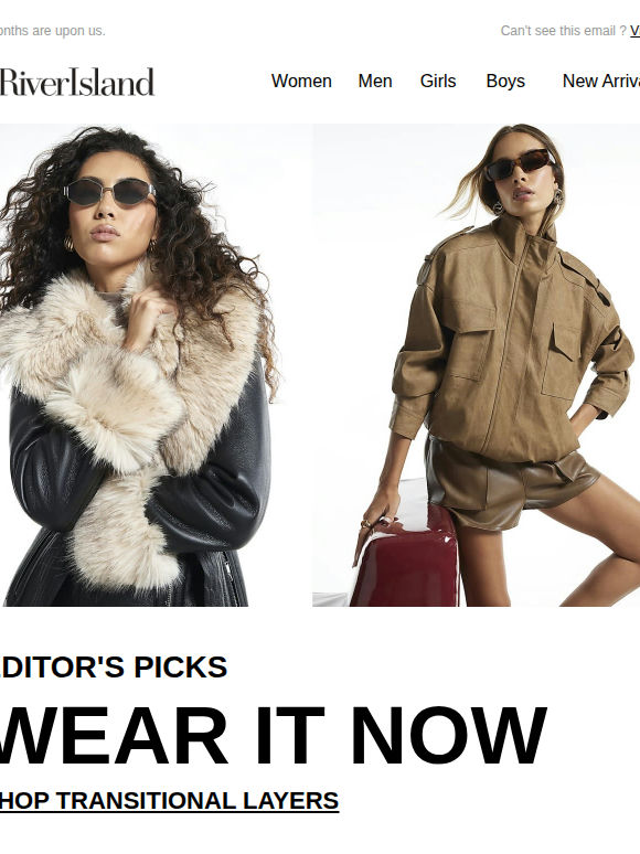 What to wear now