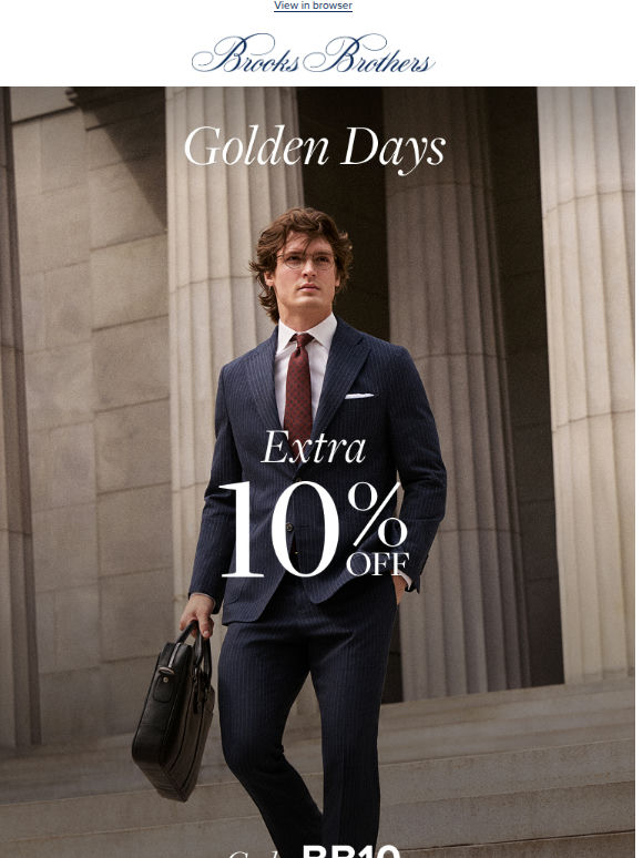 Extra 10% Off the Last Chance Selection
