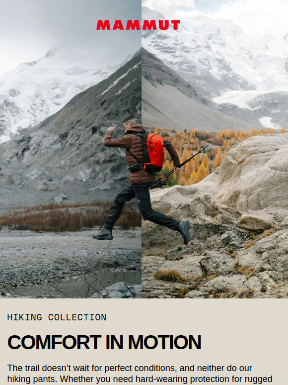Ready for fall? Head out with comfy hiking pants. 🍂